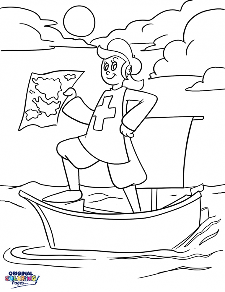 728x943 Christopher Columbus Coloring Page Printable Pages Click The Free