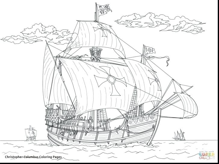728x546 Christopher Columbus Ships Coloring Pages Coloring Pages