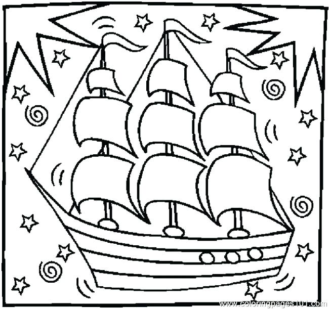 650x611 Christopher Columbus Ships Coloring Pages Shippa.co