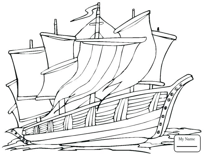 658x500 Christopher Columbus Three Ships Coloring Pages Devon Creamteas