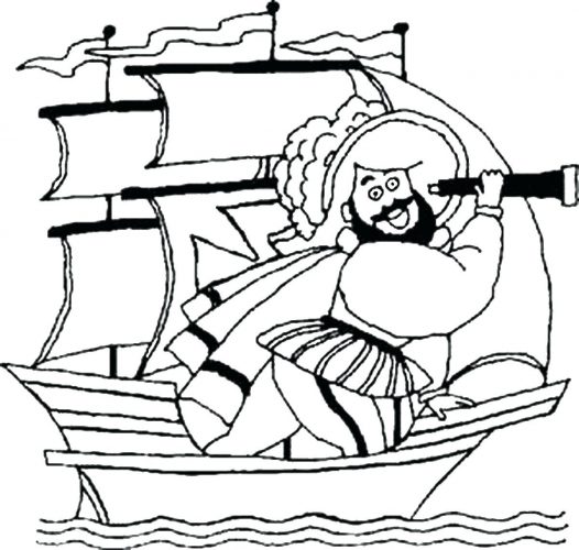 526x500 Coloring Pages ~ Christopher Columbus Coloring Pages Click