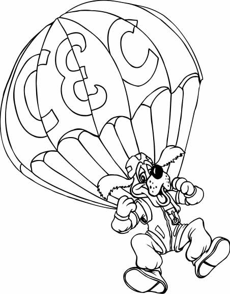 Chuck E Cheese Coloring Page