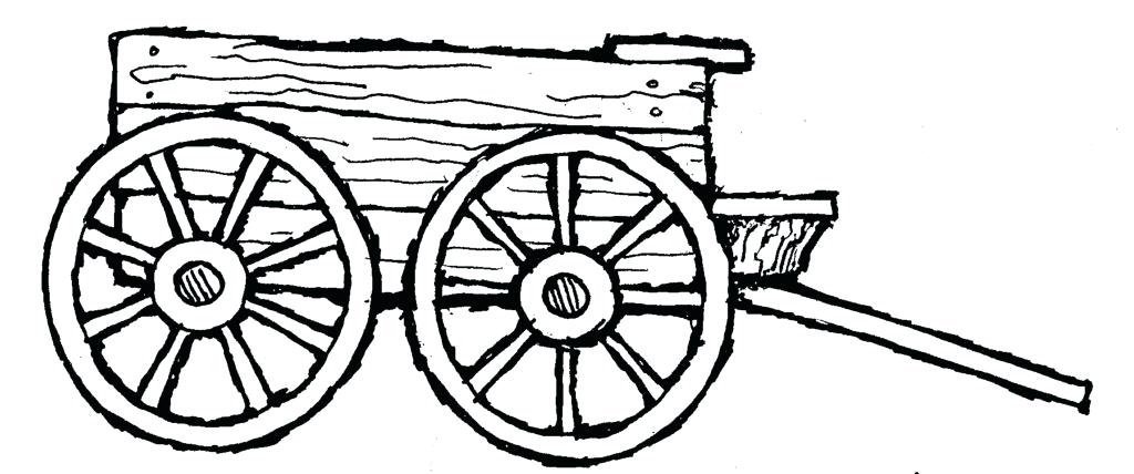 1024x428 Covered Wagon Coloring Page Farm Wagon Pioneer Wagon Coloring Page
