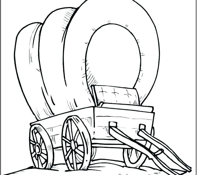 678x600 Chuck Wagon Coloring Page Covered Wagon Coloring Page 59 Excellent
