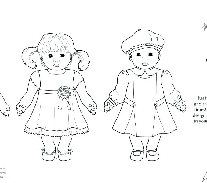 678x600 American Girl Color Pages Girl Doll Coloring Sheets Coloring Pages