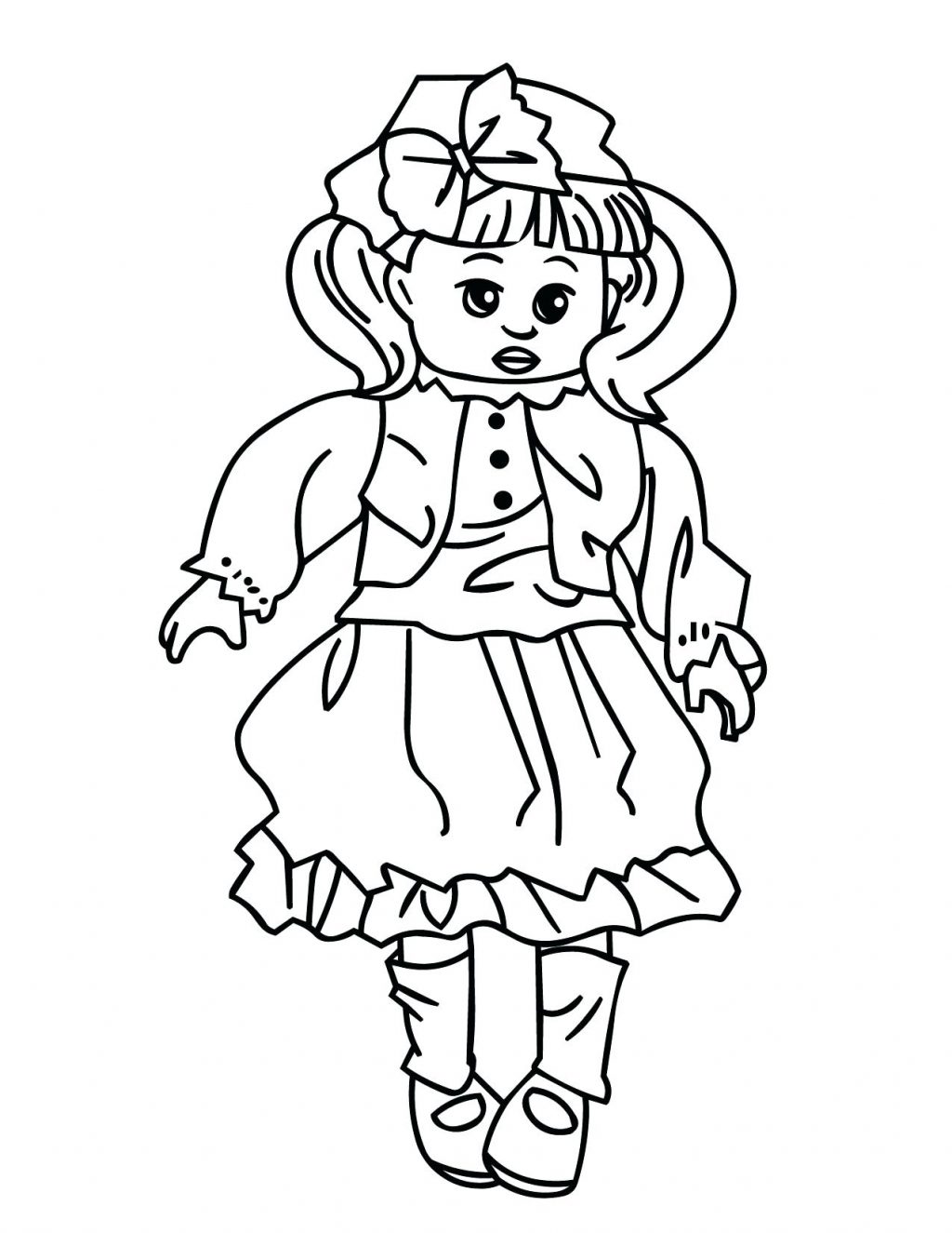 1024x1325 Coloring Pages ~ Doll Coloring Pages Girl Pictures Picture