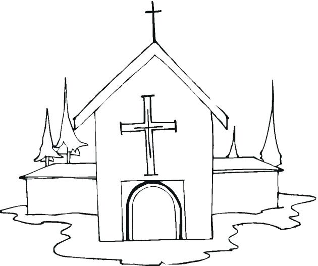 630x527 Church Coloring Sheet Coloring Pages Of Children Church Coloring
