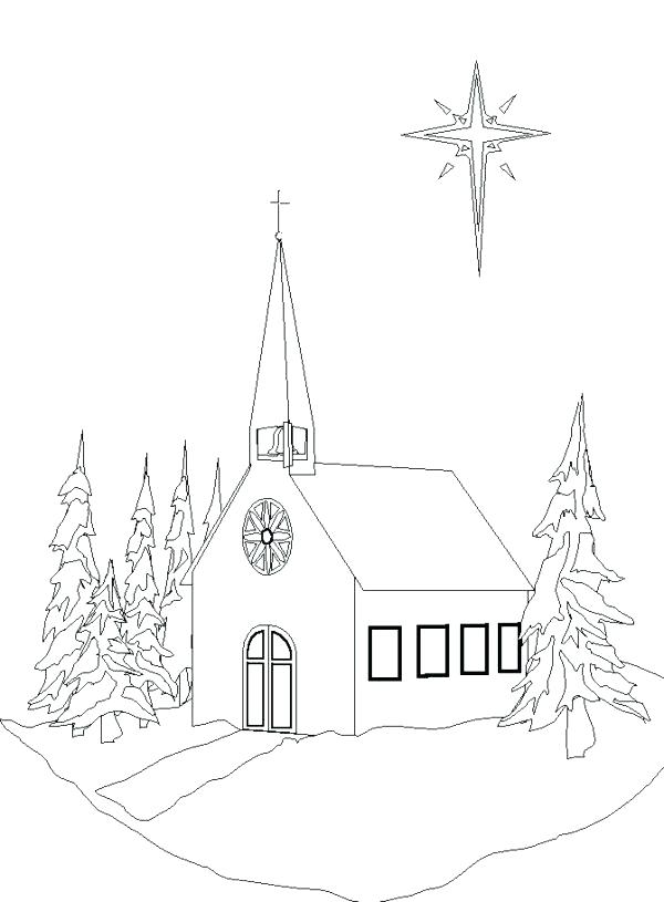600x815 Church Coloring Pages Church Coloring Pages To Print Worship