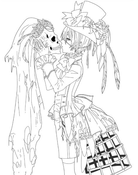 472x599 Complex Coloring Pages For Adults