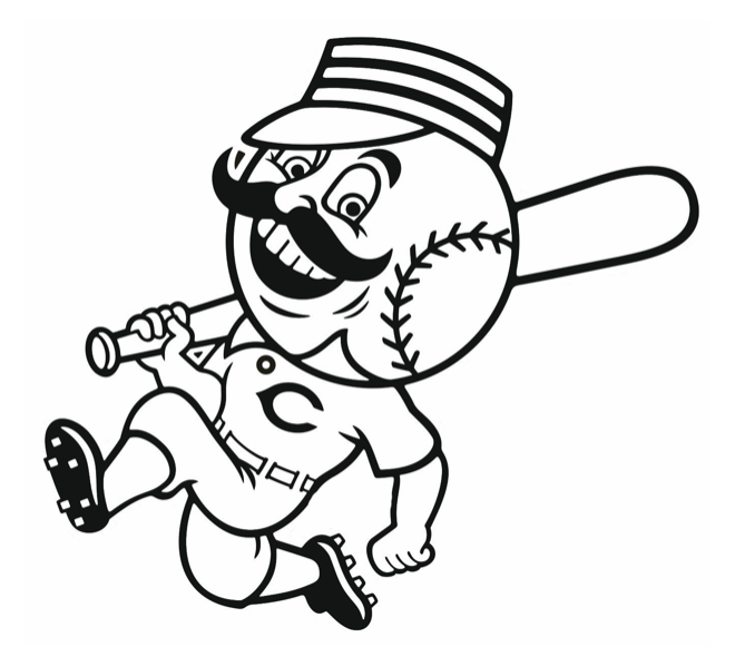 660x581 Mr. Redlegs Coloring Page Greeneville Reds