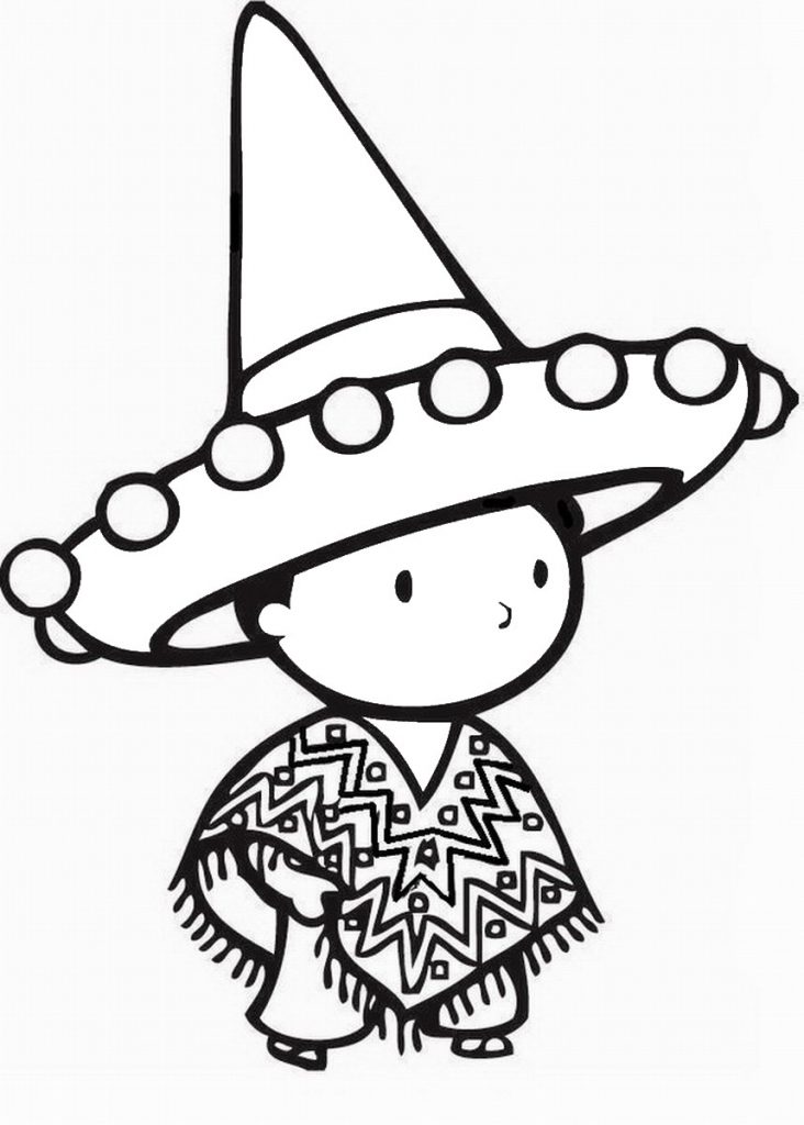 732x1024 Cinco Mayo Coloring Pages That Are Free To Print Printable De Kids