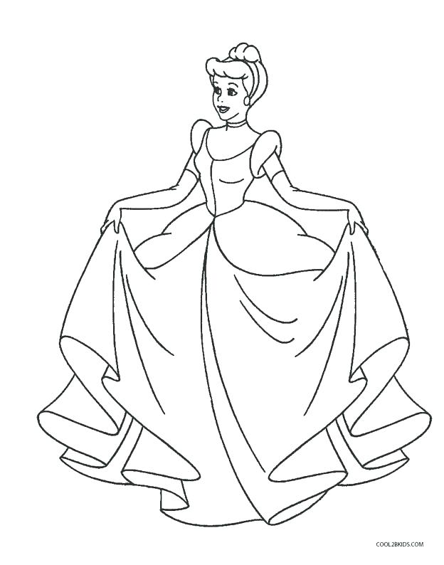 624x794 Cinderella Coloring Pages Free Coloring Page Coloring Page