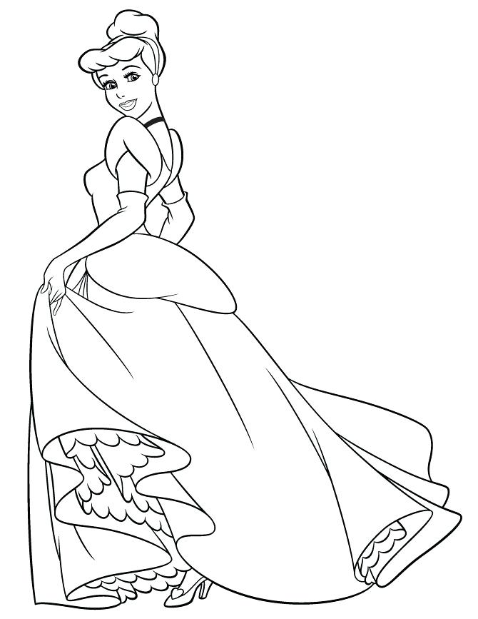 670x867 Cinderella Printable Coloring Pages Coloring Pages To Print