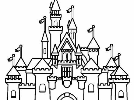 Cinderella Castle Coloring Pages