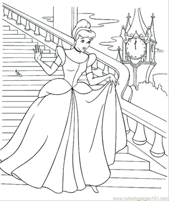 650x771 Disney Cinderella Coloring Pages Coloring Page 2 Disney Princess