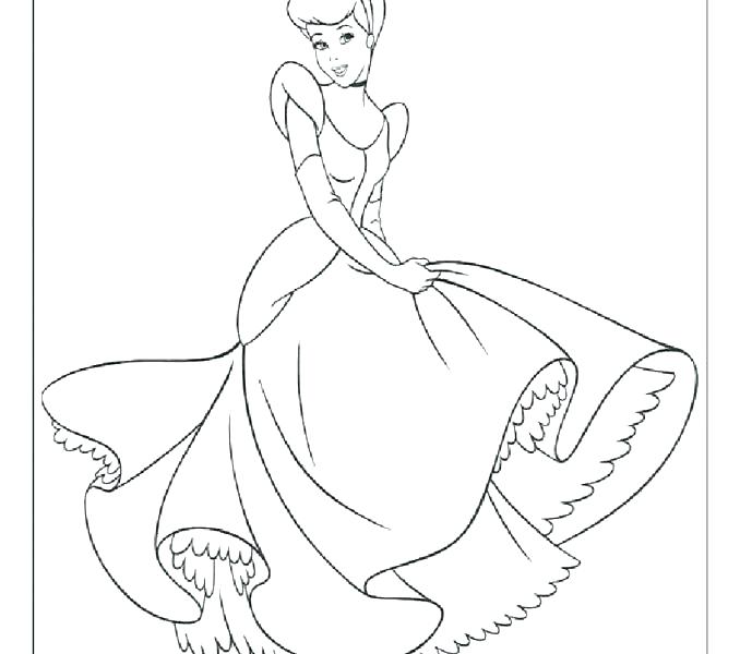 678x600 Free Cinderella Coloring Pages Majestic Coach Ball Coloring Page