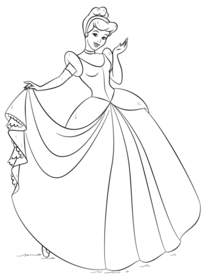 704x960 Get This Free Cinderella Coloring Pages 46289 !