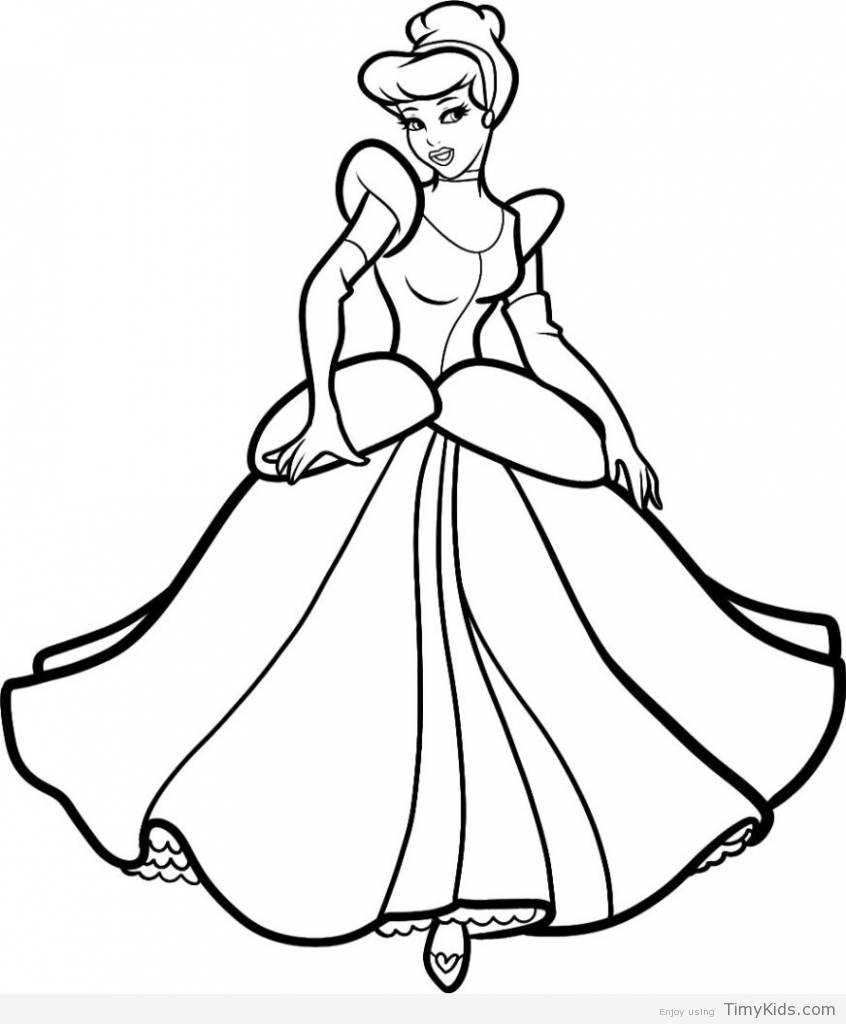 846x1024 Cinderella Coloring Pages To Print Timykids