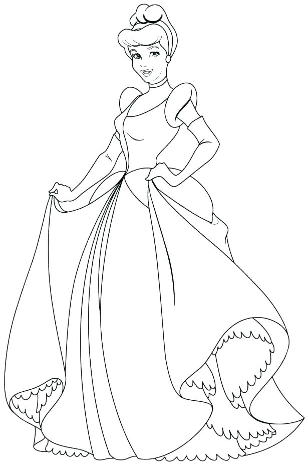 615x925 Cinderella Coloring Page Online Coloring Pages Cinderella Coloring