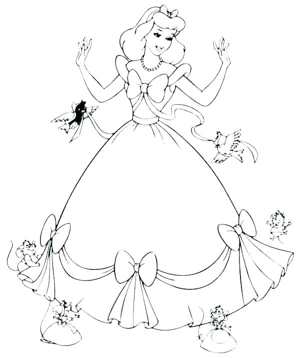 600x715 Cinderella Coloring Pages Coloring Pages Carriage Coloring Pages