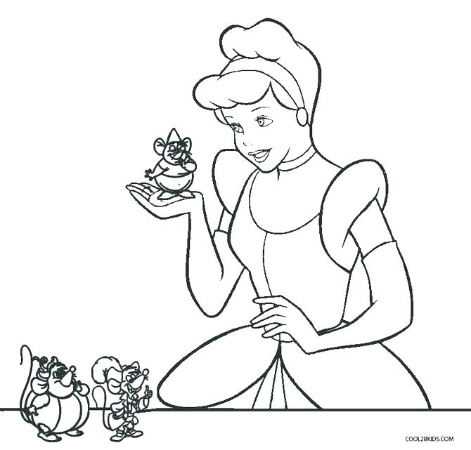 670x641 Cinderella Coloring Pages Coloring Page Disney Princess Coloring