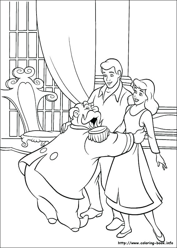 567x794 Coloring Page Cinderella Coloring Pages Of Cinderellas Carriage