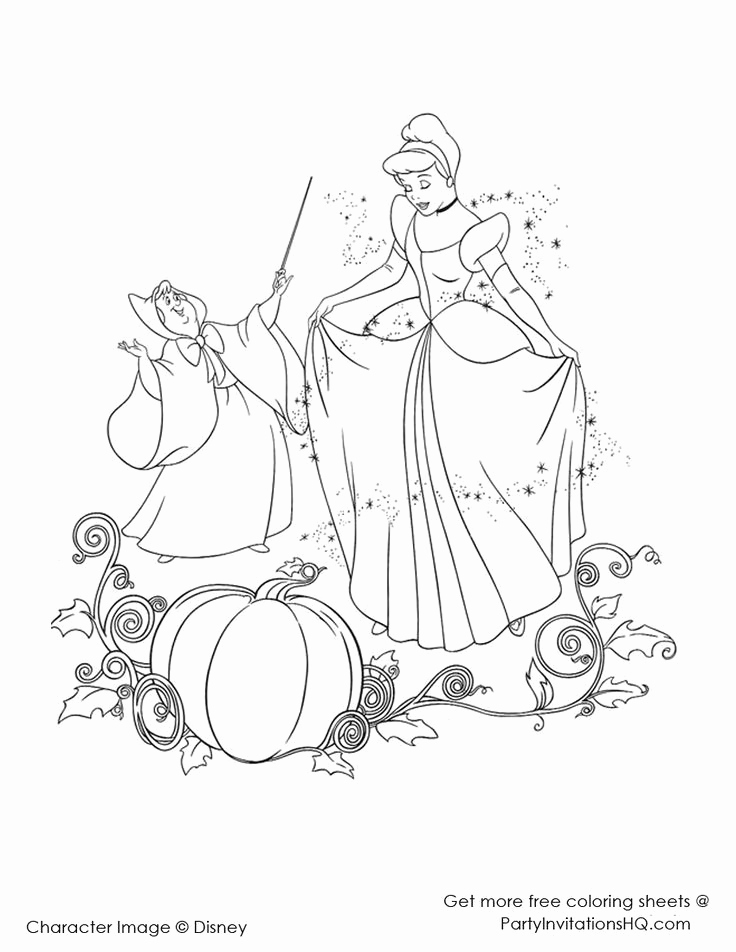 736x952 Cinderella Carriage Coloring Pages Ohmygirl.us