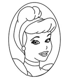 236x285 Cinderella Coloring Pages Y Blank Pattern ~ Cinderella Disney