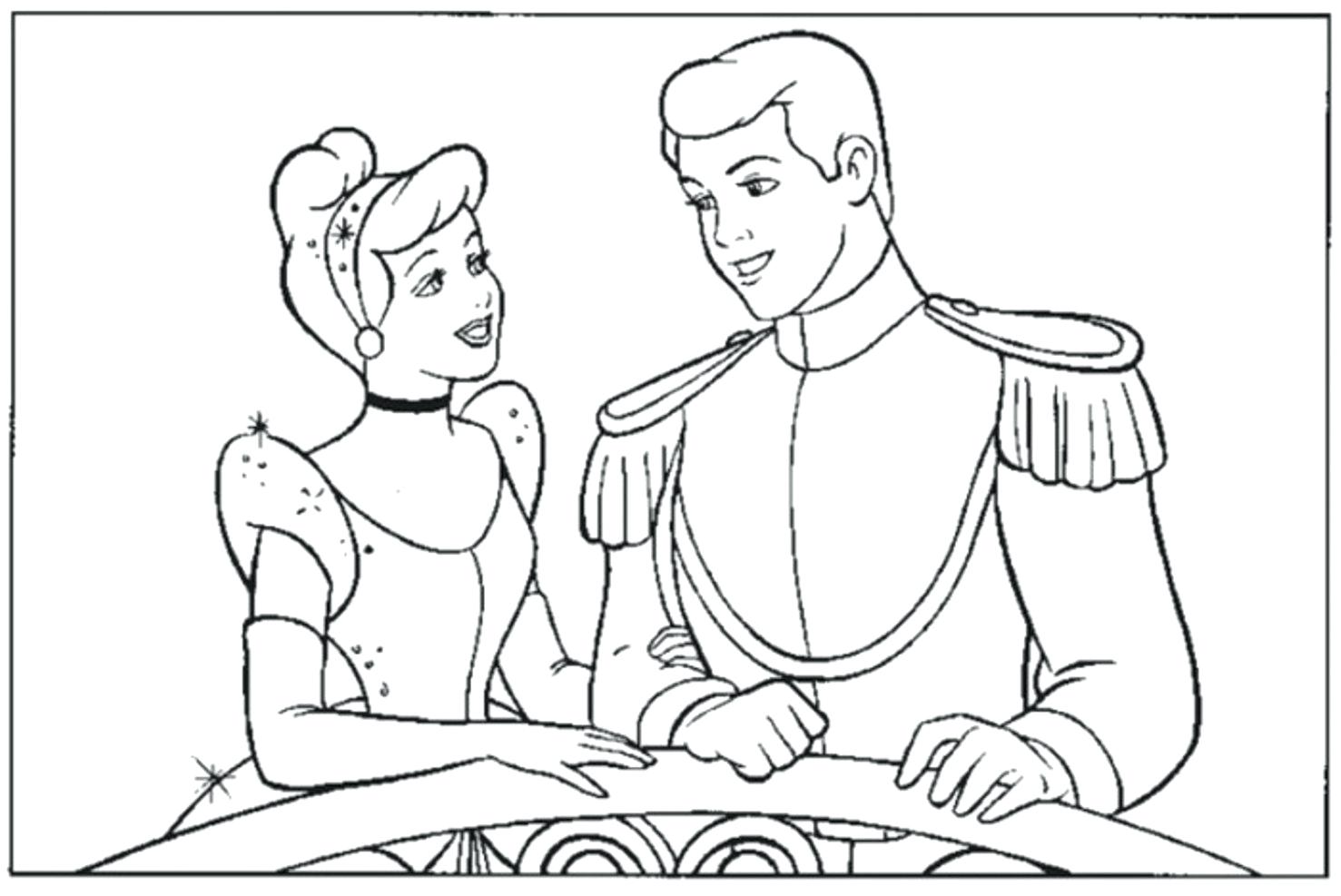 1477x987 Necklace Glass Slipper Cinderella Trying In Coloring Page Zoom