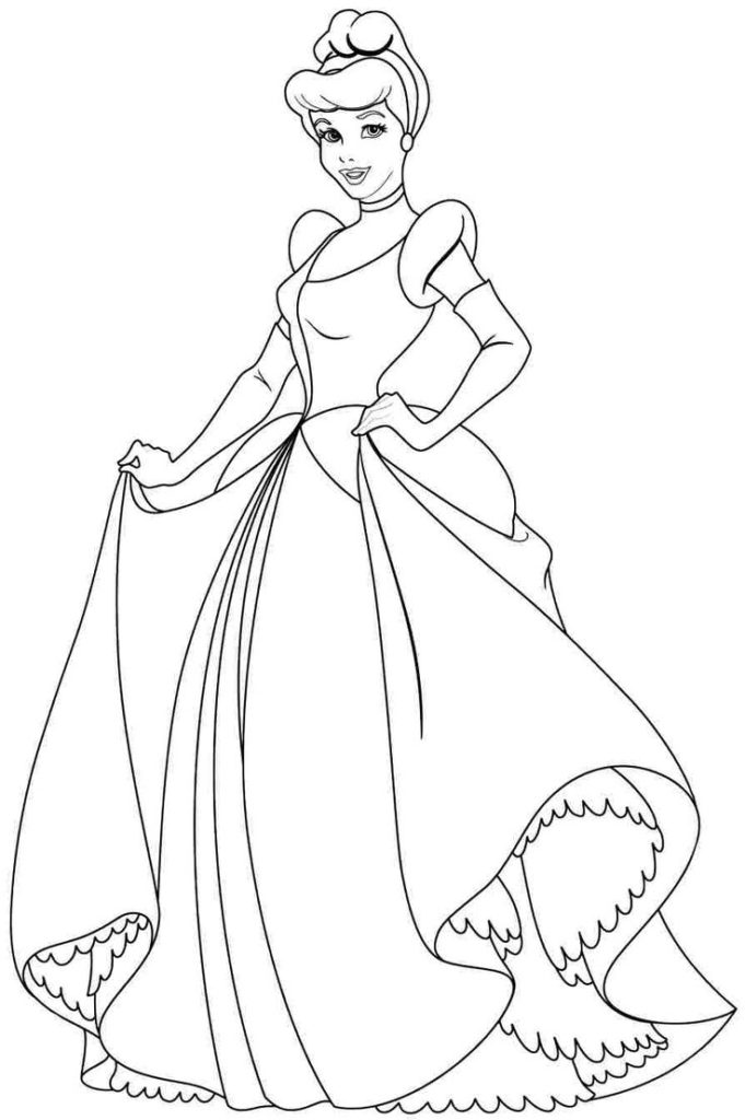 Cinderella Printable Coloring Pages