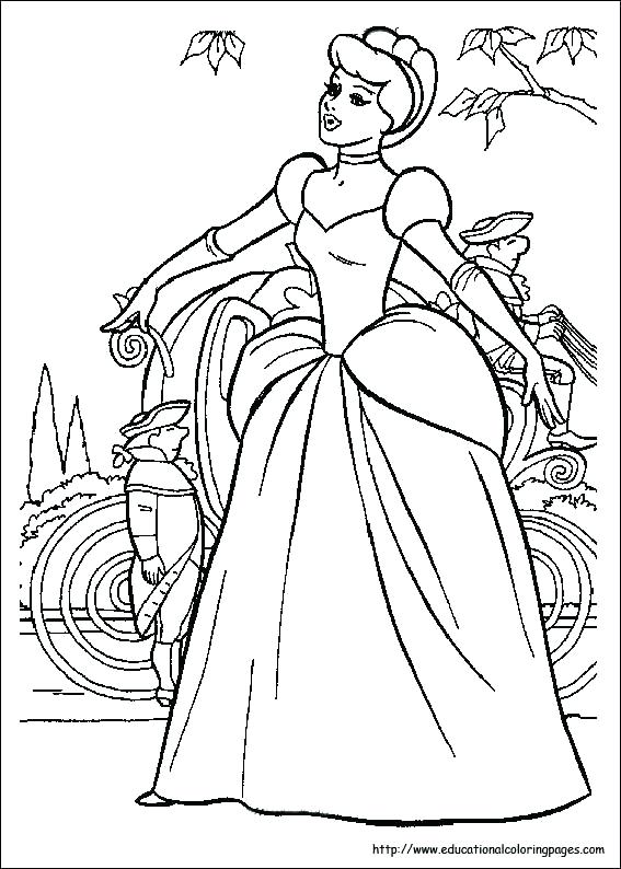567x794 Cinderella Coloring Sheet Princess Carriage Coloring Pages