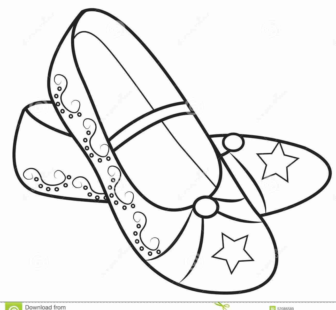 1300x1200 Shoes Coloring Pages Free Printable Kids Ballerina Jordans Stock