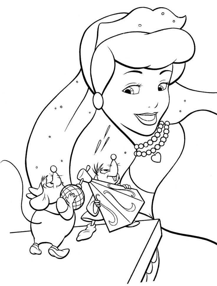 736x970 Glass Slipper Coloring Page 449592