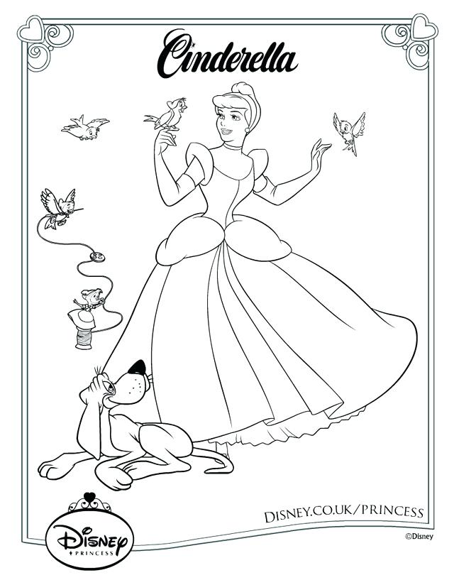 640x817 Cinderella Print Colouring Pages 5 Cinderella Shoe Print Out