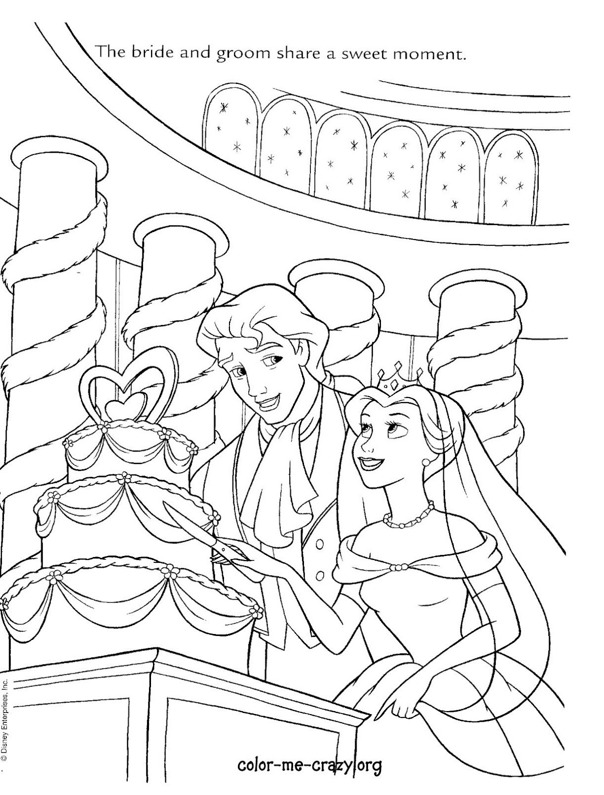 1216x1600 Fresh Coloring Pages For Weddings Elegant Easy Disney Wedding