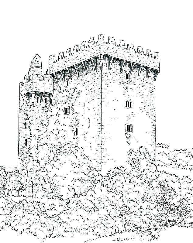 635x800 Cinderella Castle Coloring Pages Printable Free Princess Girl