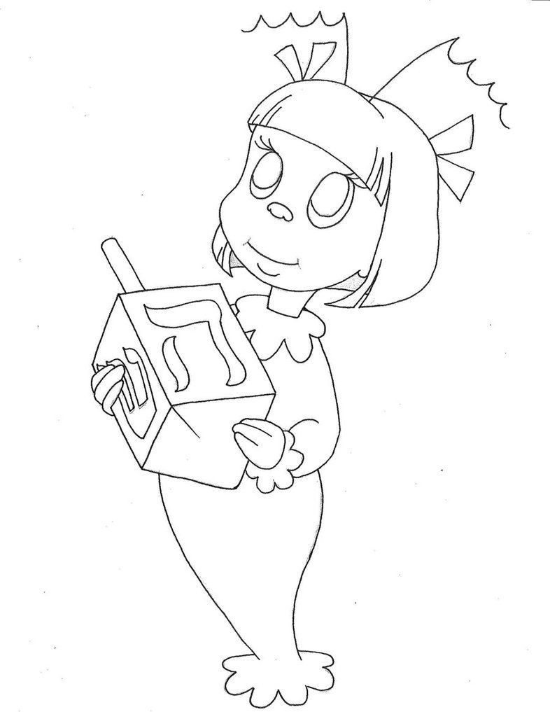 786x1017 Cindy Lou Who Coloring Pages