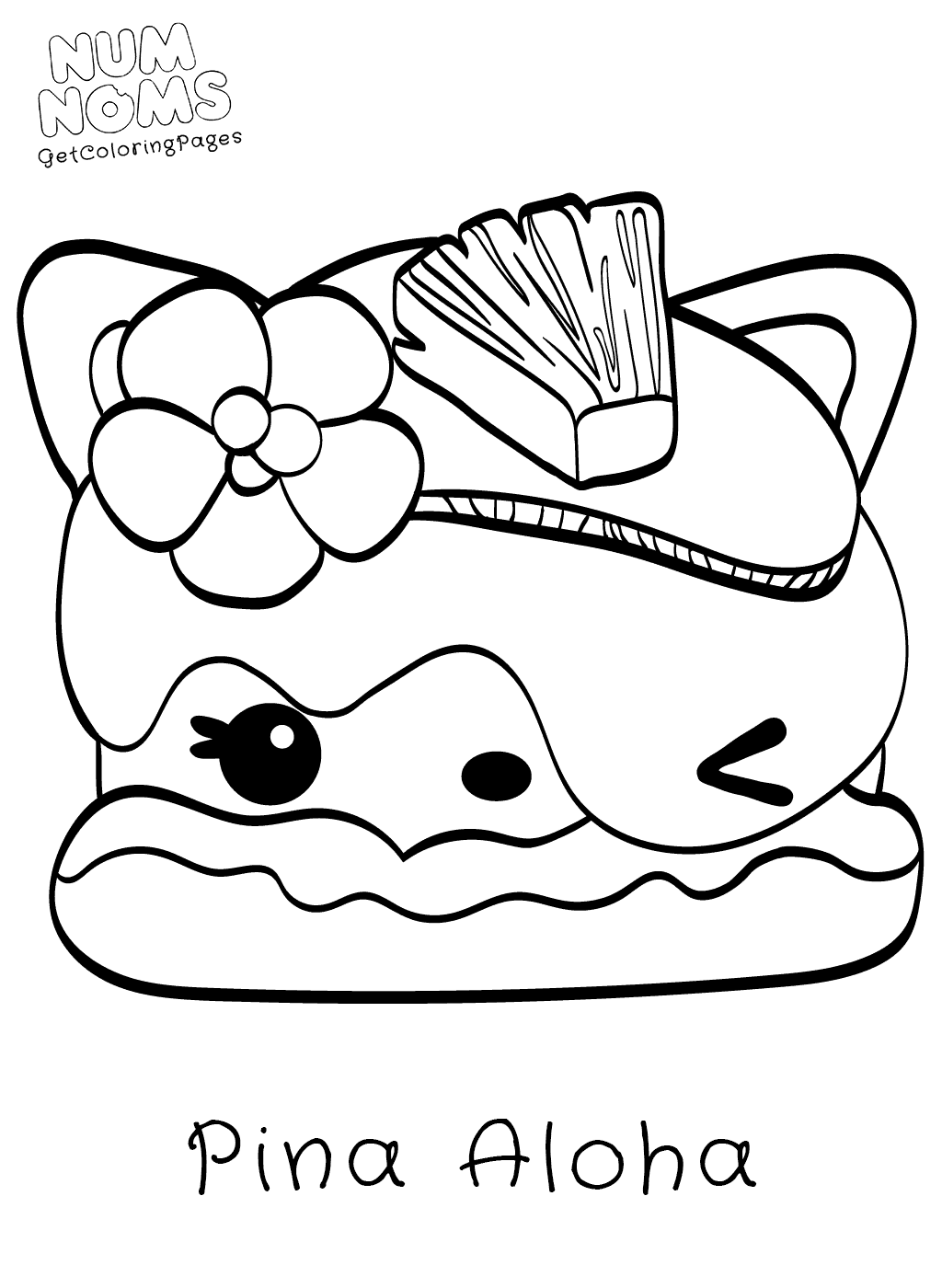1024x1400 Num Noms Coloring Pages