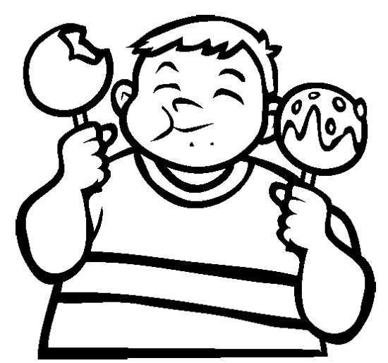 550x514 Candy Apple Coloring Page Cookie Candy Apples
