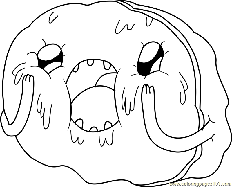 800x644 Cinnamon Bun Coloring Page