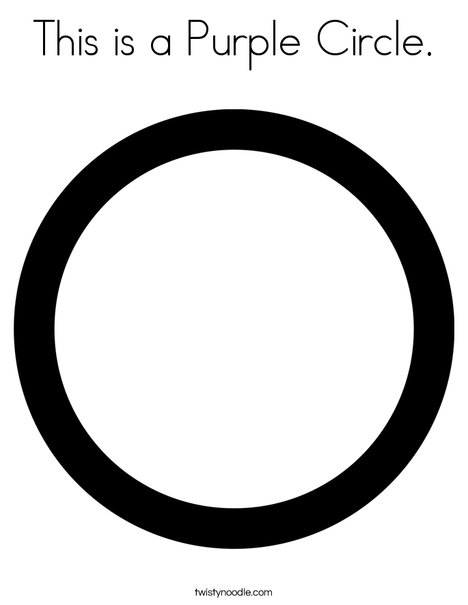 468x605 This Is A Purple Circle Coloring Page