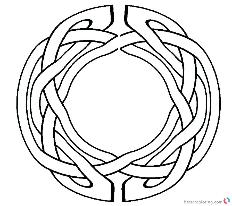900x800 Celtic Knot Coloring Pages