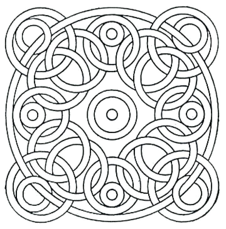 720x730 Pattern Coloring Page Circle Pattern Coloring Pages Pattern