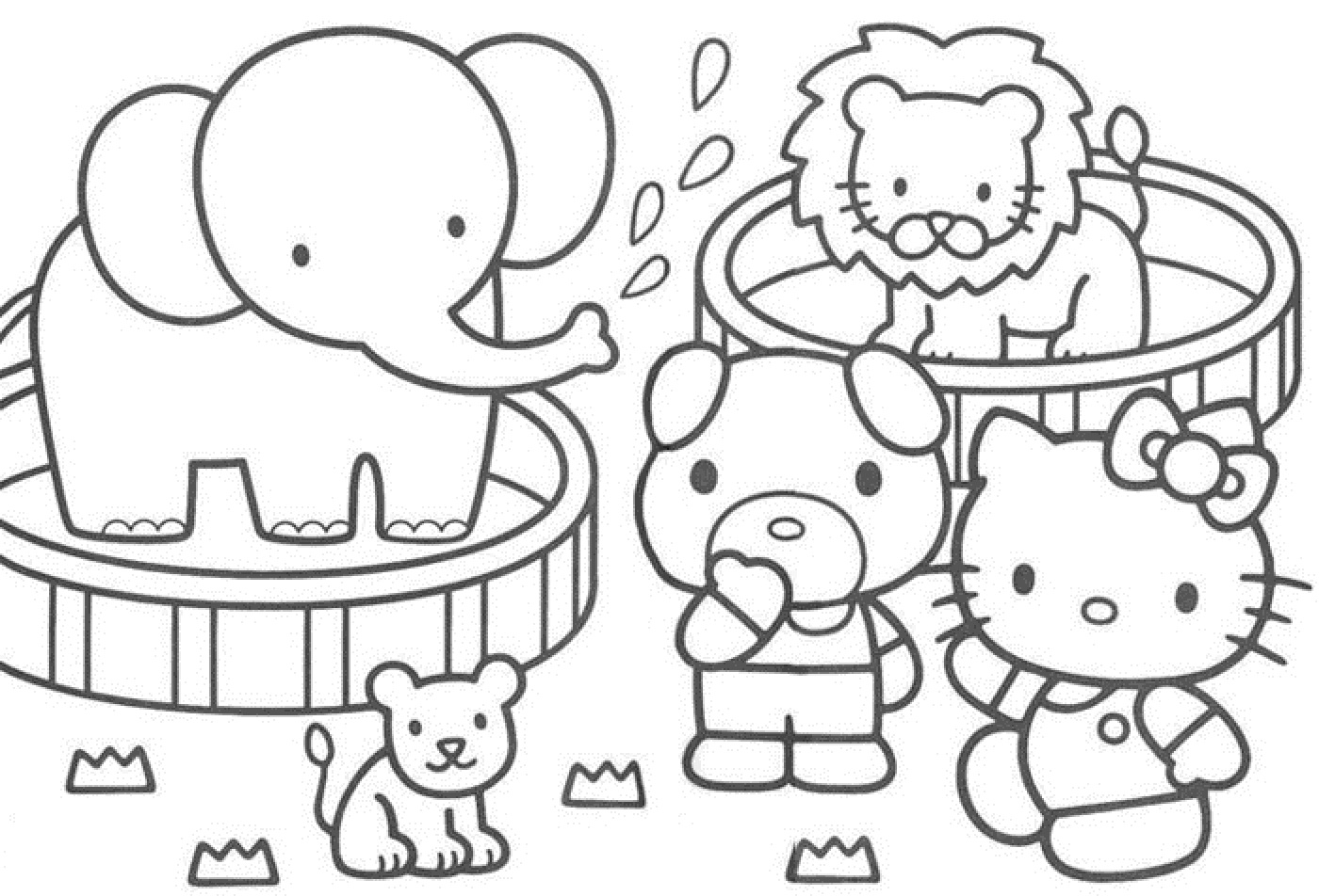 1400x952 Circus Coloring Pages To Download And Printable Free Kids Clown