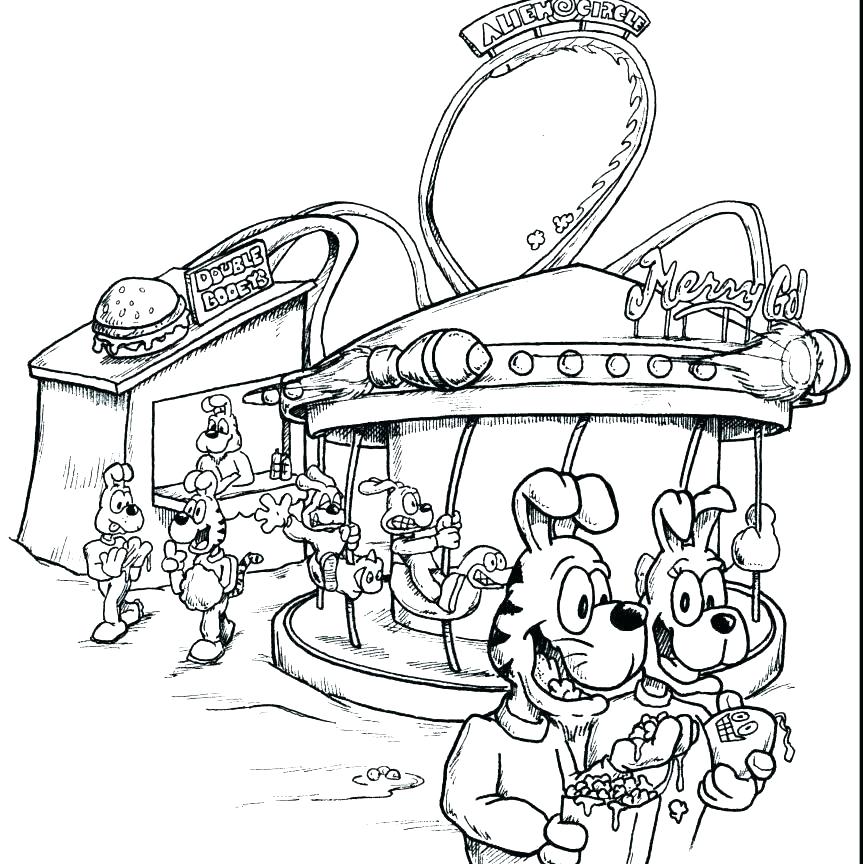 863x864 Carnival Coloring Page Carnival Coloring Page Carnival Coloring
