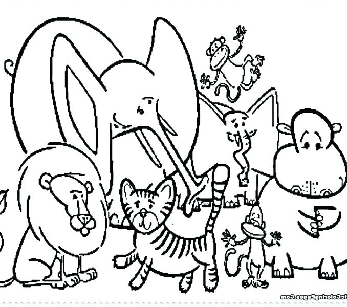 Circus Coloring Pages For Preschool