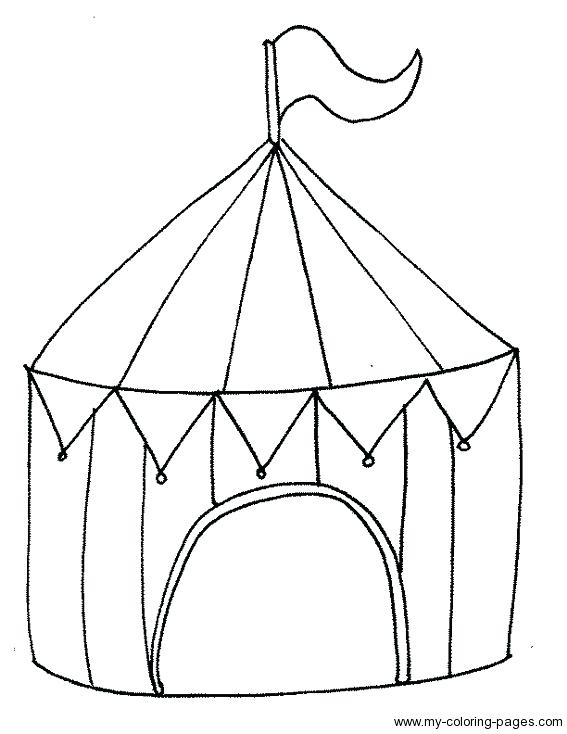 567x734 Circus Coloring Sheets Preschoolers Carnival Pages Preschool Pics