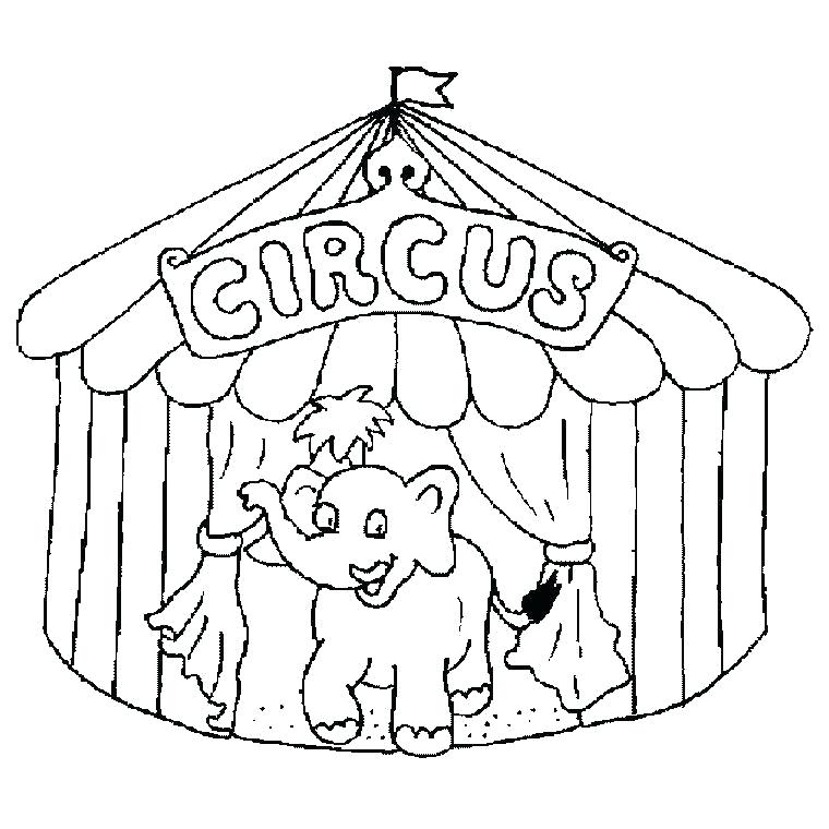 760x760 Circus Coloring Pages Circus Coloring Pages For Preschool Awesome