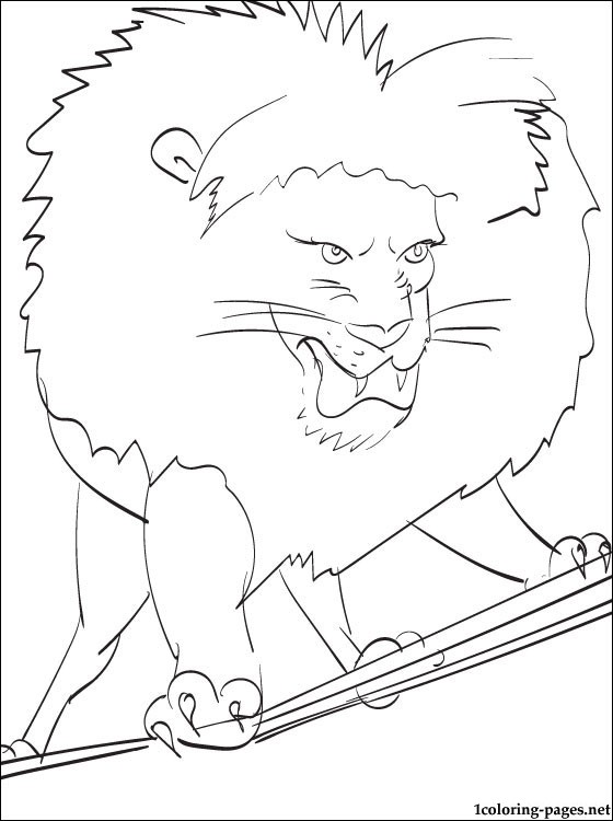 560x750 Circus Lion Coloring Page Coloring Pages