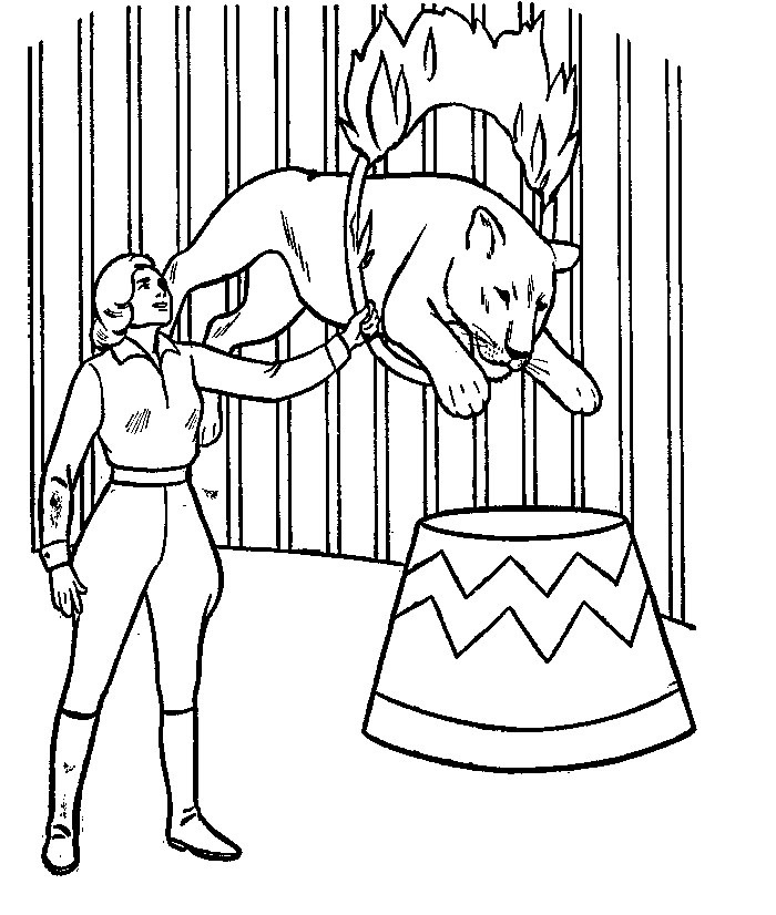 700x826 Picture Miscellaneous Coloring Sheets Circus And Clowns Colouring